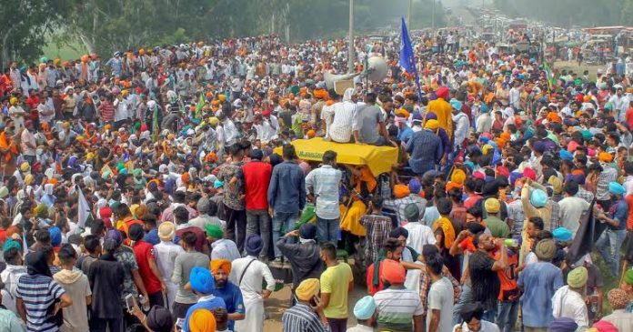 The farm protest