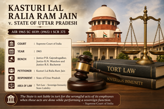 Kasturi Lal Ralia Ram Jain v. State of Uttar Pradesh (1965)