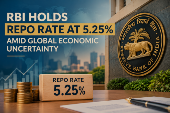 RBI HOLDS POLICY RATE UNCHANGED AMID GLOBAL TRADE DEVELOPMENTS