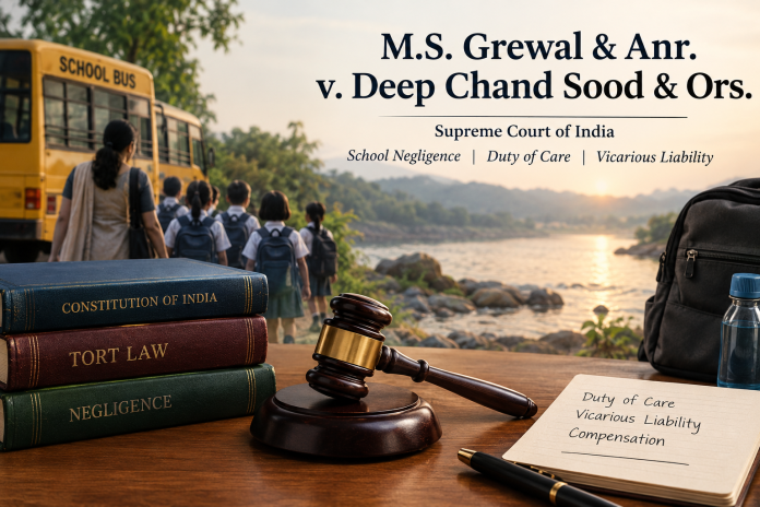 M.S. Grewal & Anr. v. Deep Chand Sood & Ors. (2001)